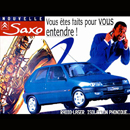 CITROËN - LANCEMENT SAXO (pour l'agence Publicara) - Affiche 4x3 - Création, mise en page et illustrations